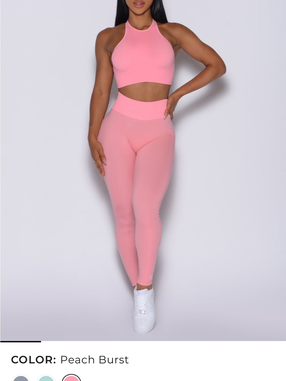 Bombshell Sportswear Peach Burst High-Waist Leggings